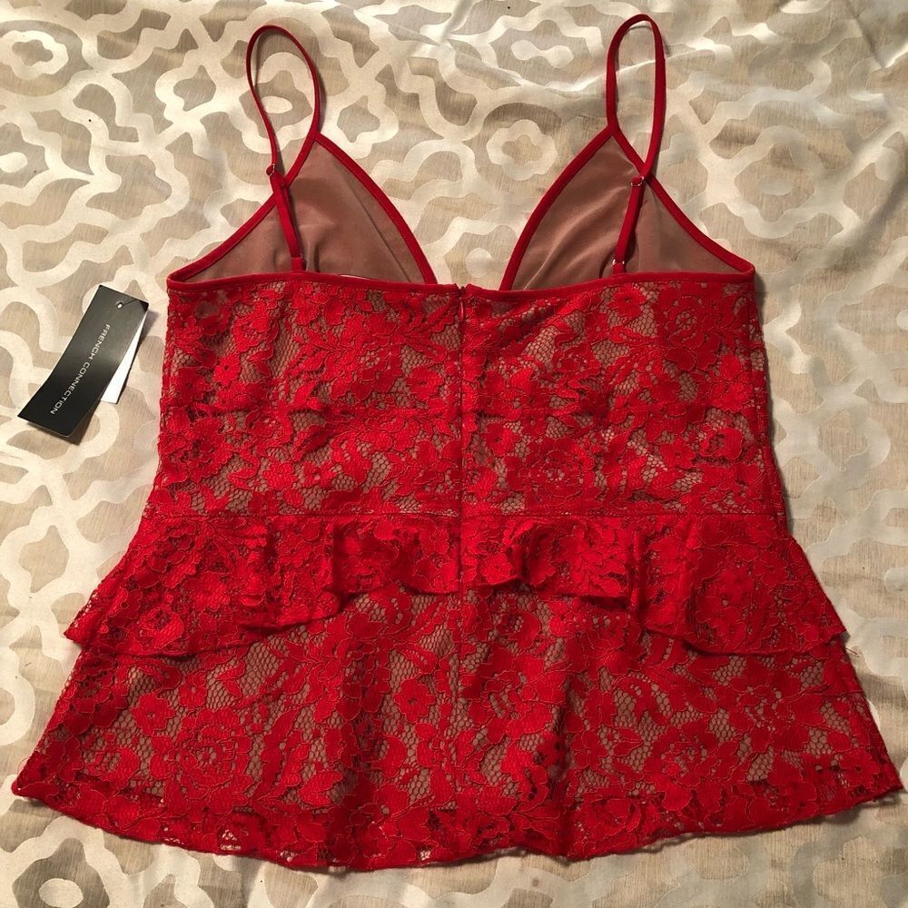 French Connection Ruffle Lace Tank - Picture 3 of 5